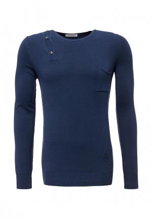 Пуловер Trussardi Collection. Цвет: синий
