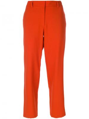 Укороченные брюки Theory. Цвет: жёлтый и оранжевый