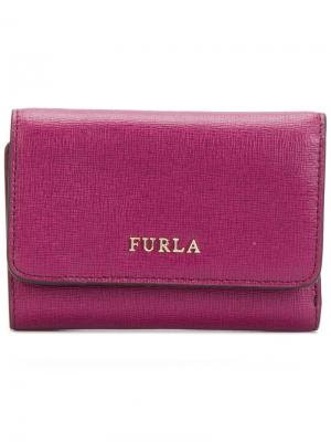 Складной кошелек Babylong Furla. Цвет: розовый и фиолетовый