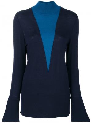 Расклешенный свитер Erika Cavallini. Цвет: синий