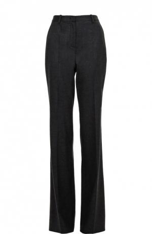 Шерстяные расклешенные брюки с завышенной талией Roberto Cavalli. Цвет: темно-серый