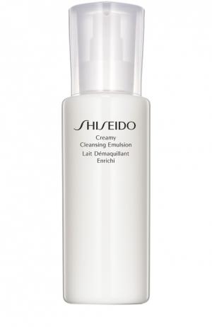 Очищающая эмульсия с кремовой текстурой Shiseido. Цвет: бесцветный