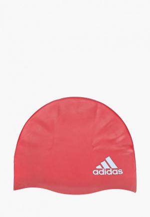 Шапочка для плавания adidas. Цвет: красный