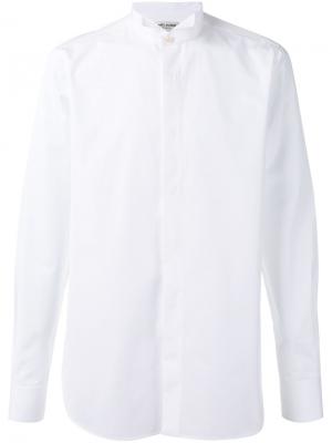 Рубашка с длинными рукавами Saint Laurent. Цвет: белый