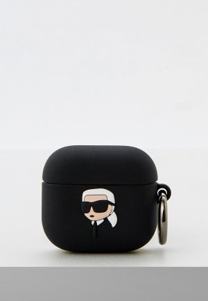 Чехол для наушников Karl Lagerfeld. Цвет: черный