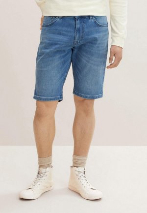 Шорты джинсовые Tom Tailor. Цвет: синий