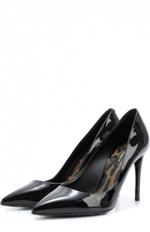 Лаковые туфли Kate на шпильке Dolce & Gabbana. Цвет: черный