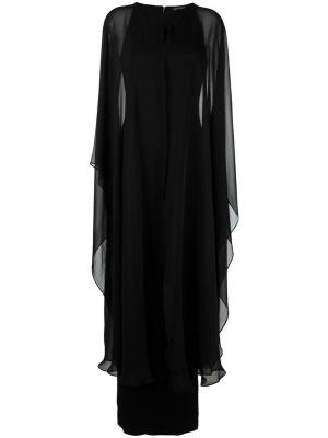 Платье-кейп Tom Ford. Цвет: чёрный