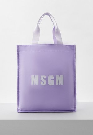 Сумка MSGM. Цвет: фиолетовый