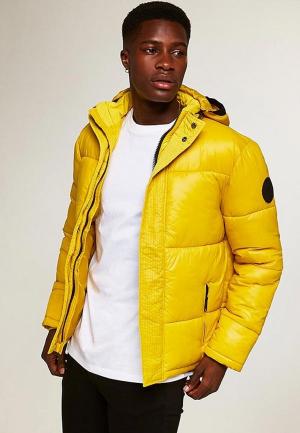 Куртка утепленная Topman. Цвет: желтый