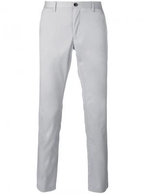Классические брюки чинос Michael Kors Collection. Цвет: серый
