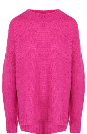 Вязаный пуловер со спущенным рукавом Isabel Marant Etoile. Цвет: фуксия