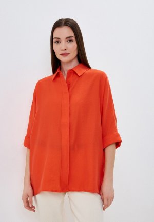 Блуза To Be One. Цвет: оранжевый