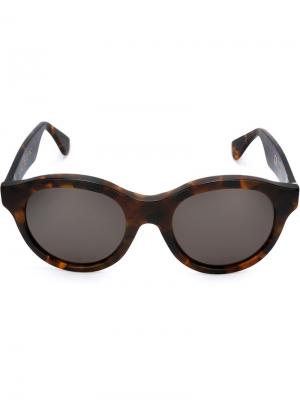 Солнцезащитные очки Mona Retrosuperfuture. Цвет: коричневый