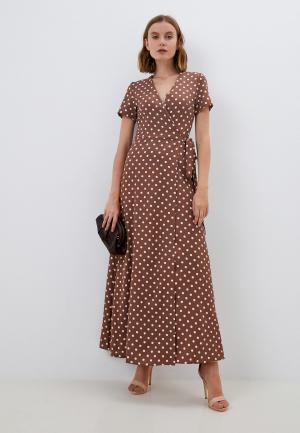 Платье Toku Tino. Цвет: коричневый