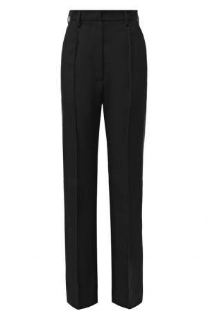 Однотонные брюки со стрелками Mm6. Цвет: черный