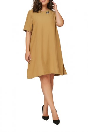 Платье OLSI. Цвет: оливковый