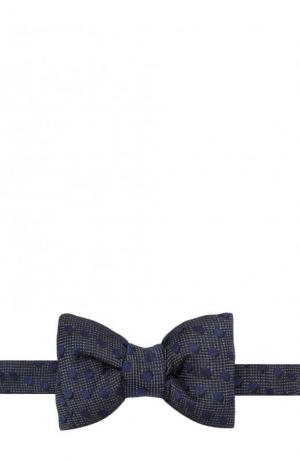 Шелковый галстук-бабочка Tom Ford. Цвет: синий