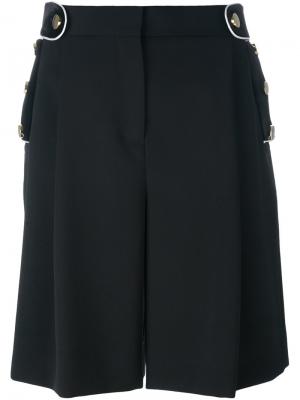 Широкие шорты Givenchy. Цвет: чёрный