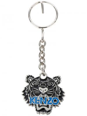 Брелок для ключей в виде тигра Kenzo. Цвет: металлический