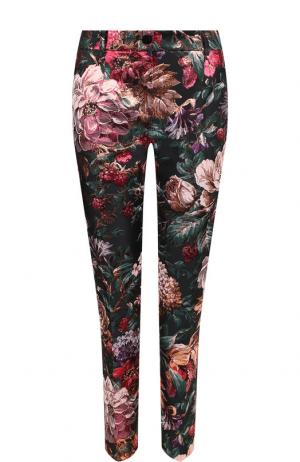 Укороченные брюки с принтом Dolce & Gabbana. Цвет: разноцветный