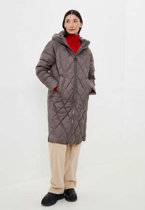 Куртка утепленная Winterra. Цвет: коричневый