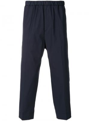 Укороченные брюки Jil Sander. Цвет: синий