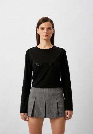 Лонгслив Alberta Ferretti. Цвет: черный