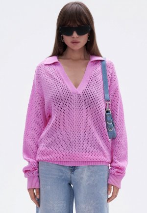 Пуловер Top. Цвет: розовый
