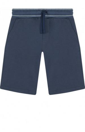 Хлопковые шорты с широким поясом Dolce & Gabbana. Цвет: синий