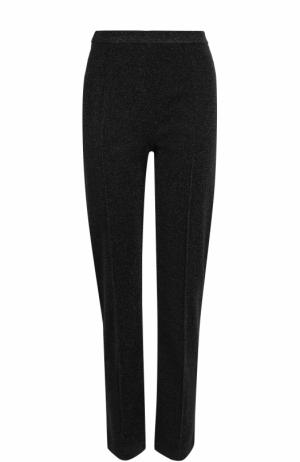 Укороченные брюки прямого кроя со стрелками By Malene Birger. Цвет: черный