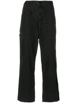 Укороченные брюки карго odora Rta. Цвет: чёрный