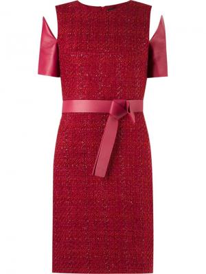 Panelled dress Gloria Coelho. Цвет: красный
