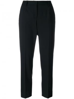 Укороченные брюки с полоской по бокам Dolce & Gabbana. Цвет: чёрный