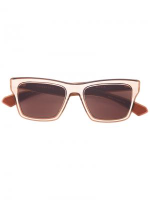 Brown lens square sunglasses Dita Eyewear. Цвет: коричневый