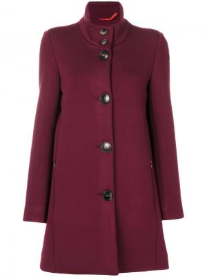 Однобортное пальто Rrd. Цвет: розовый и фиолетовый