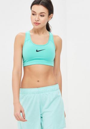 Топ спортивный Nike. Цвет: зеленый