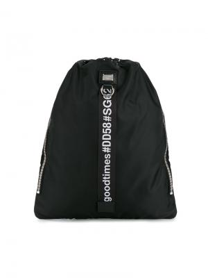 Рюкзак на шнурке Dolce & Gabbana. Цвет: чёрный
