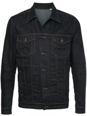 Приталенная джинсовая куртка Kent & Curwen. Цвет: синий