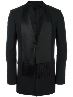 Пиджак с лацканами-шарфом Givenchy. Цвет: чёрный