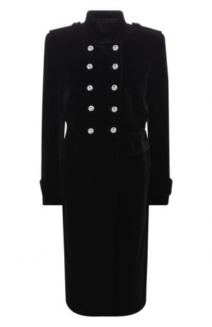 Двубортное пальто с декоративными пуговицами Tom Ford. Цвет: черный