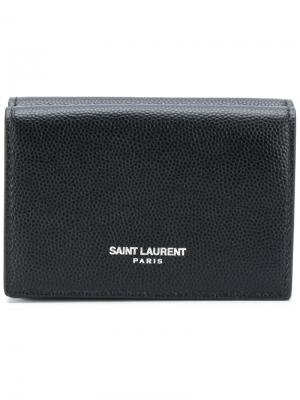 Маленький кошелек Paris Saint Laurent. Цвет: чёрный