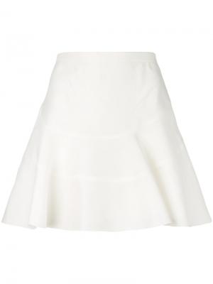 Расклешенная юбка Antonio Berardi. Цвет: белый