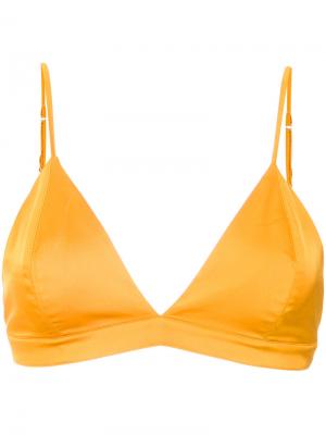 Triangle bra Lilly Sarti. Цвет: жёлтый и оранжевый