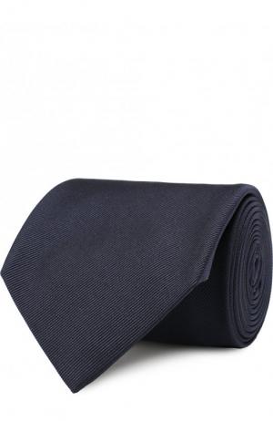 Шелковый галстук Brioni. Цвет: темно-синий