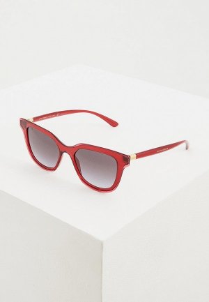 Очки солнцезащитные Dolce&Gabbana. Цвет: бордовый
