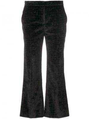 Широкие укороченные брюки  LAutre Chose L'Autre. Цвет: чёрный
