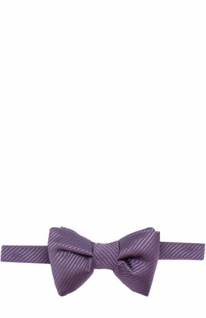 Шелковый галстук-бабочка Tom Ford. Цвет: темно-фиолетовый