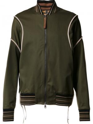 Куртка-бомбер свободного кроя Vivienne Westwood Man. Цвет: зелёный
