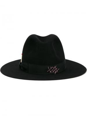 Фетровая шляпа Borsalino Nick Fouquet. Цвет: чёрный